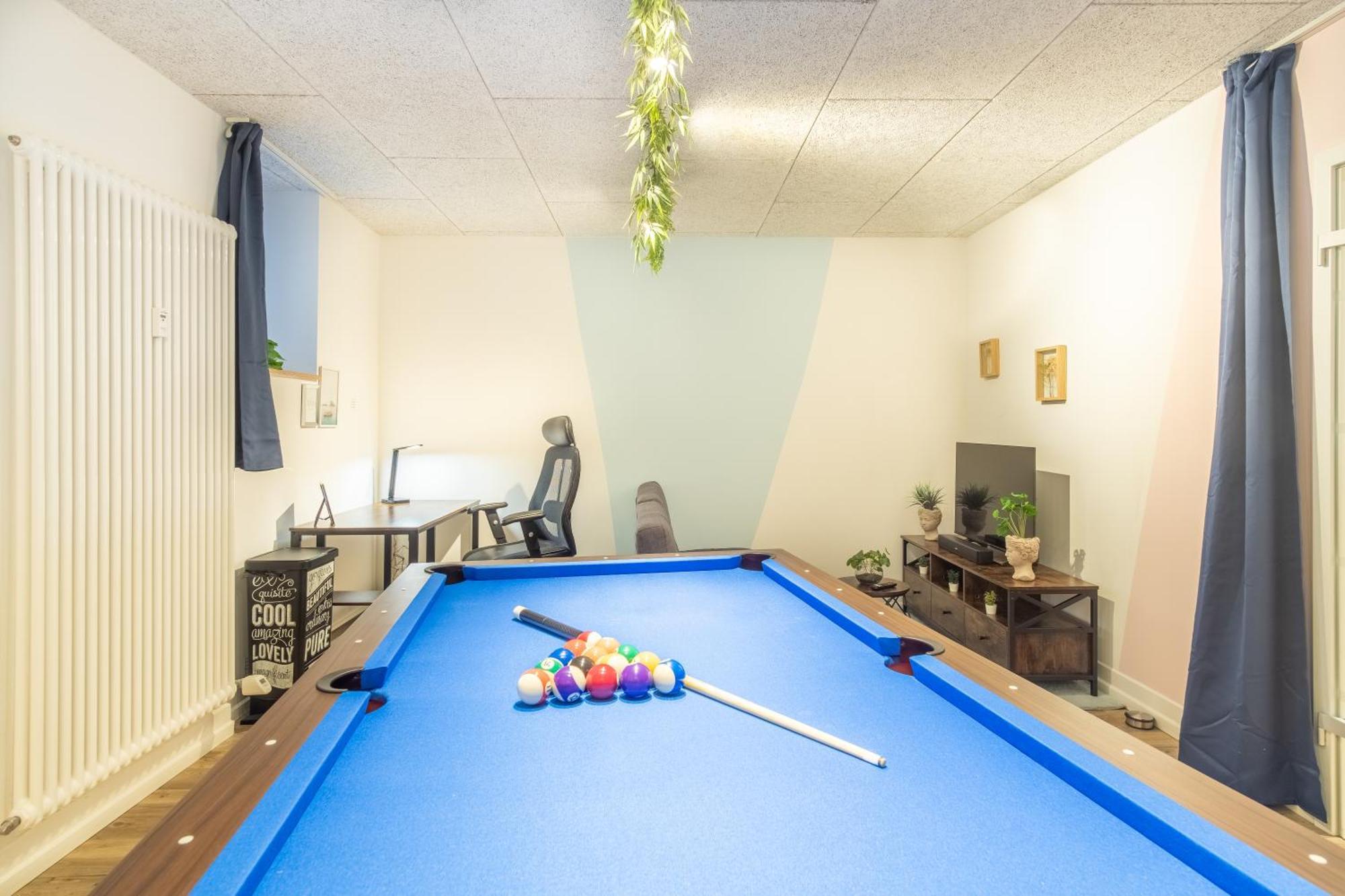 Pool Table Heaven, Workstation, 4K Tv, Netflix Lejlighed Leipzig Eksteriør billede
