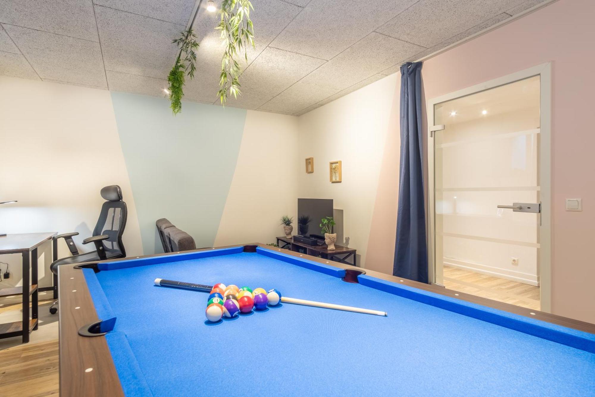 Pool Table Heaven, Workstation, 4K Tv, Netflix Lejlighed Leipzig Eksteriør billede
