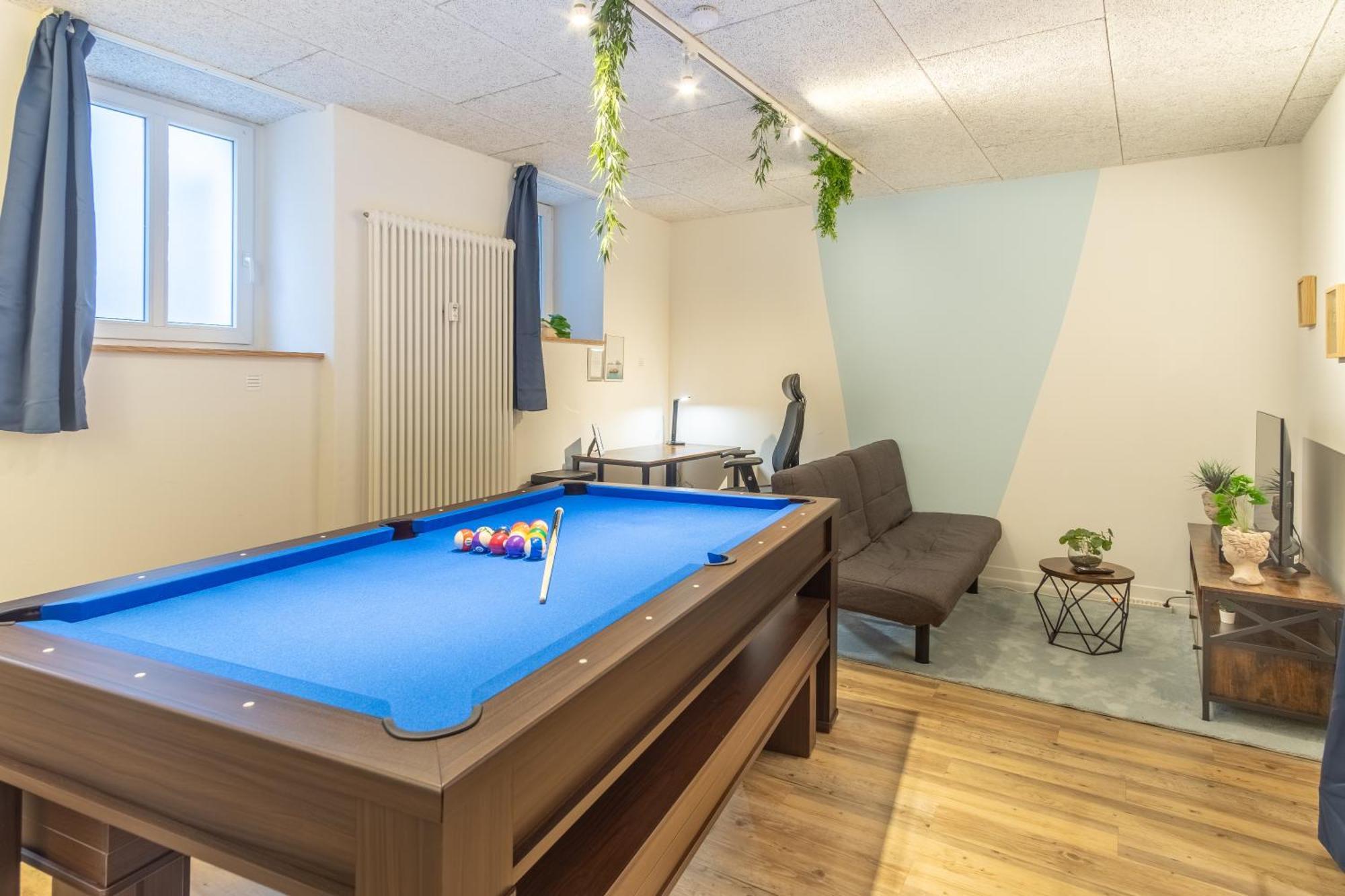 Pool Table Heaven, Workstation, 4K Tv, Netflix Lejlighed Leipzig Eksteriør billede